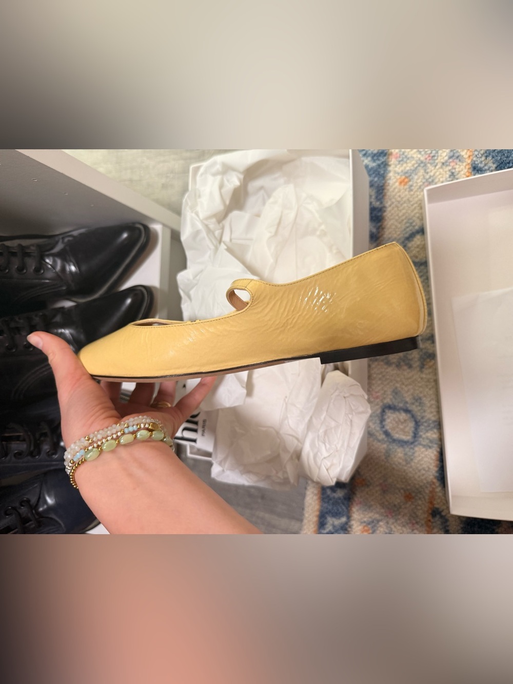 ✨ NWT CHLOE Marcie patent leather Mary Jane flats $ 750 - Picture 6 of 14